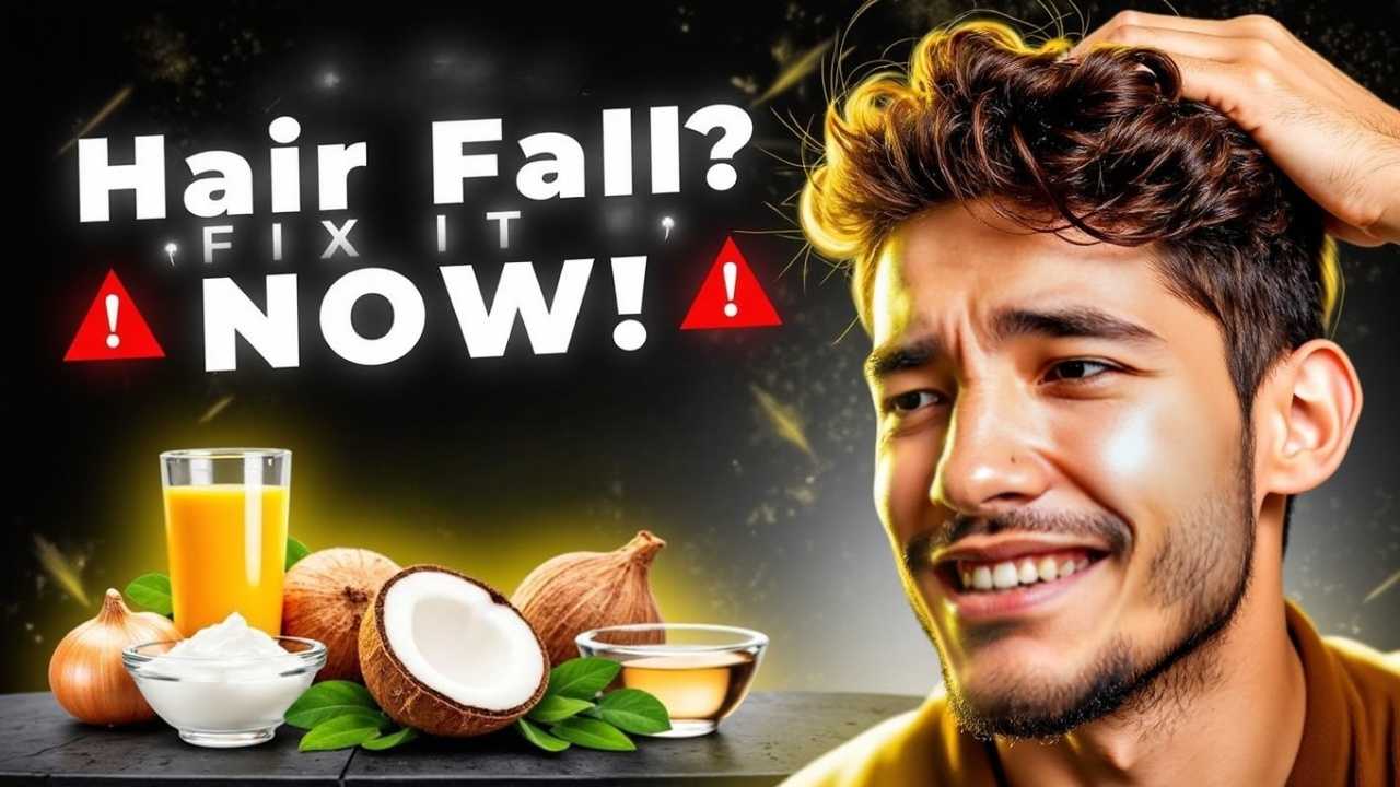 How to stop hair fall immediately at home